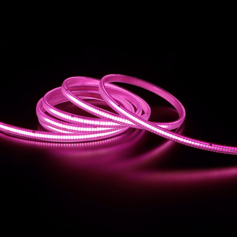 Ruban LED COB AC 296 LED/m 220V 10W/m IP65 - Rose (vendu sur mesure au mètre) - Silumen