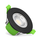 Brandschutz-Einbaustrahler BBC 6W dimmbar CCT IP65 Schwarz - 3000K/4000K/6500K