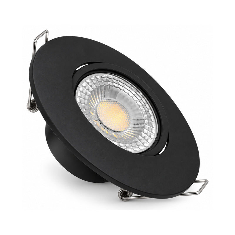 Spot Encastrable Extra Plat 4W CCT Noir ø90mm - 3000K/4000K/6500K – vue produit