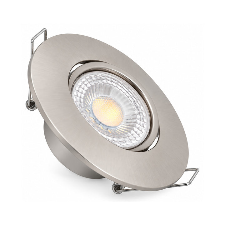 Spot Encastrable Extra Plat 4W CCT Chrome ø90mm - 3000K/4000K/6500K – vue produit
