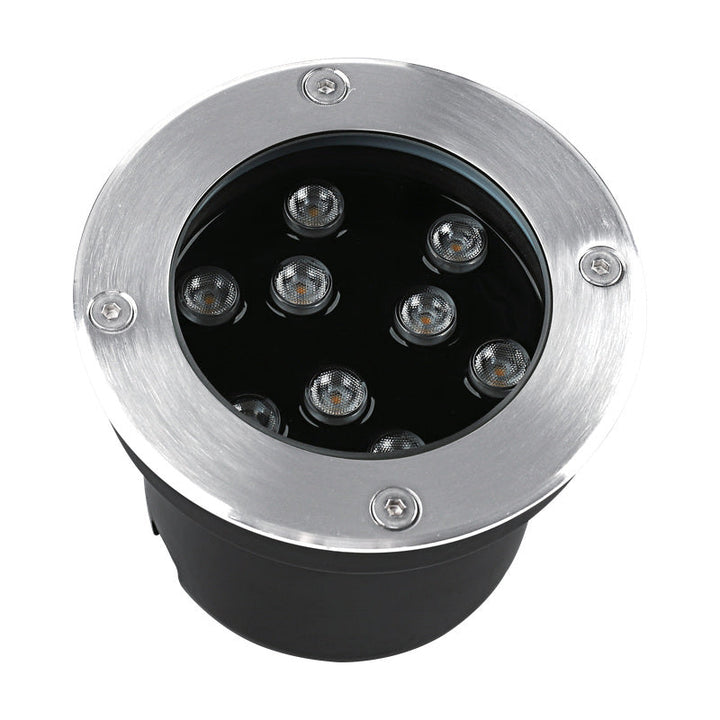 Spot Extérieur Encastrable 9W IP67 220V Sol 30° Ø120 – vue produit