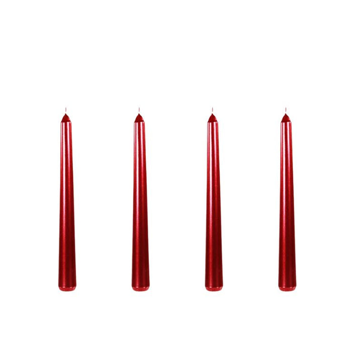 Bougie Chandelle Métallique H 20cm - set de 4 pcs