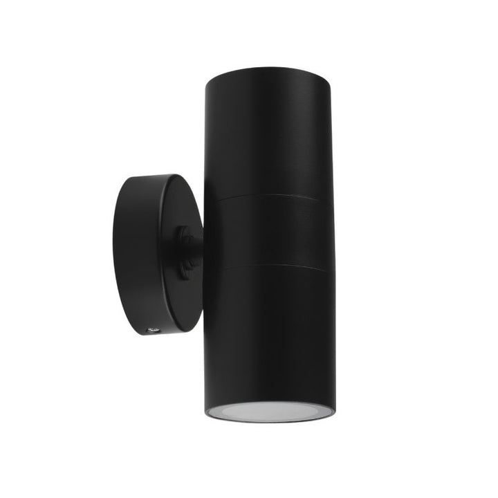 Applique Murale Noire IP65 Double Faisceau GU10