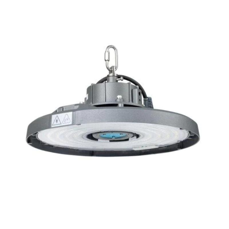 Suspensão Industrial Highbay UFO de alto rendimento 200W 180LM/W IP65 Garantia de 5 anos