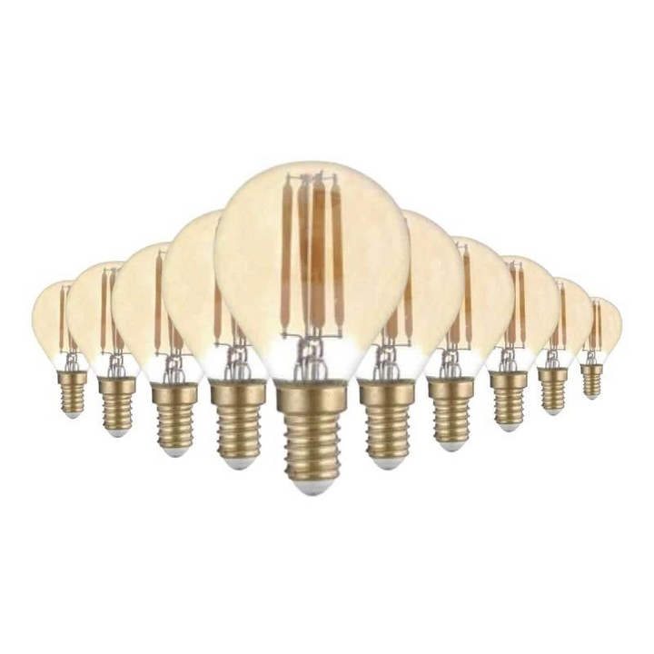 Ampoule E14 LED Filament 4W G45 (Pack de 10)