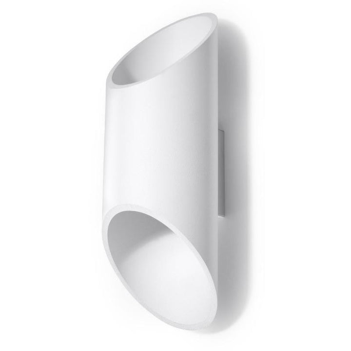 Applique Murale Tube Cylindrique Blanc pour Ampoule G9