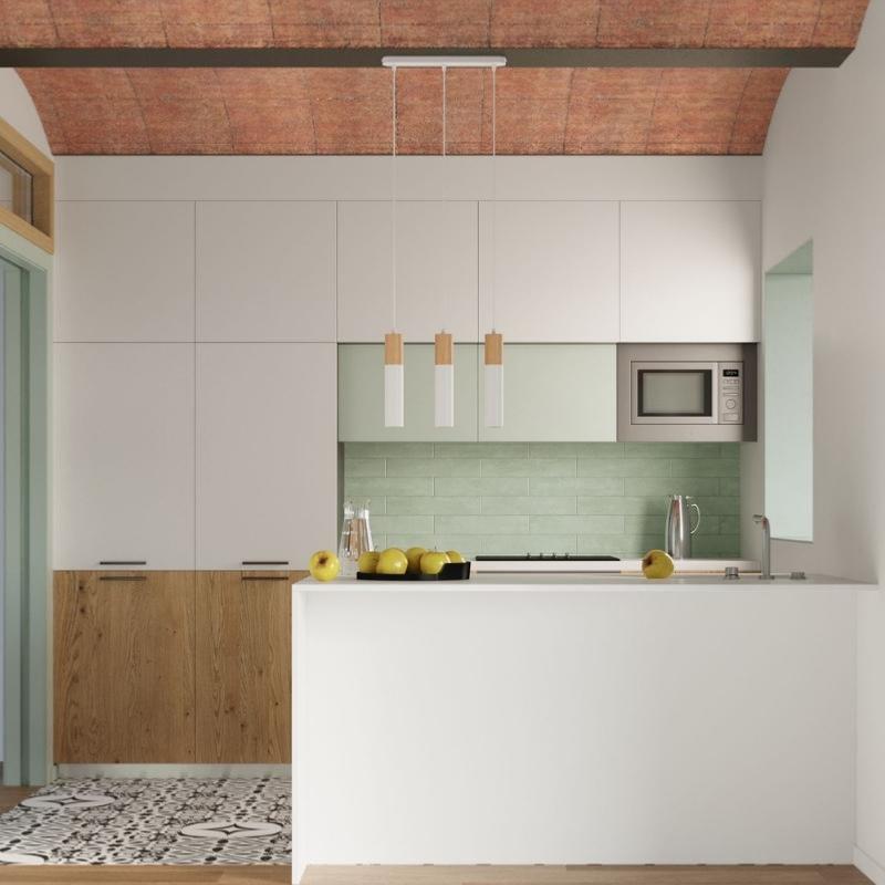 Suspension 3 Lampes Bois et Blanc pour Ampoules GU10