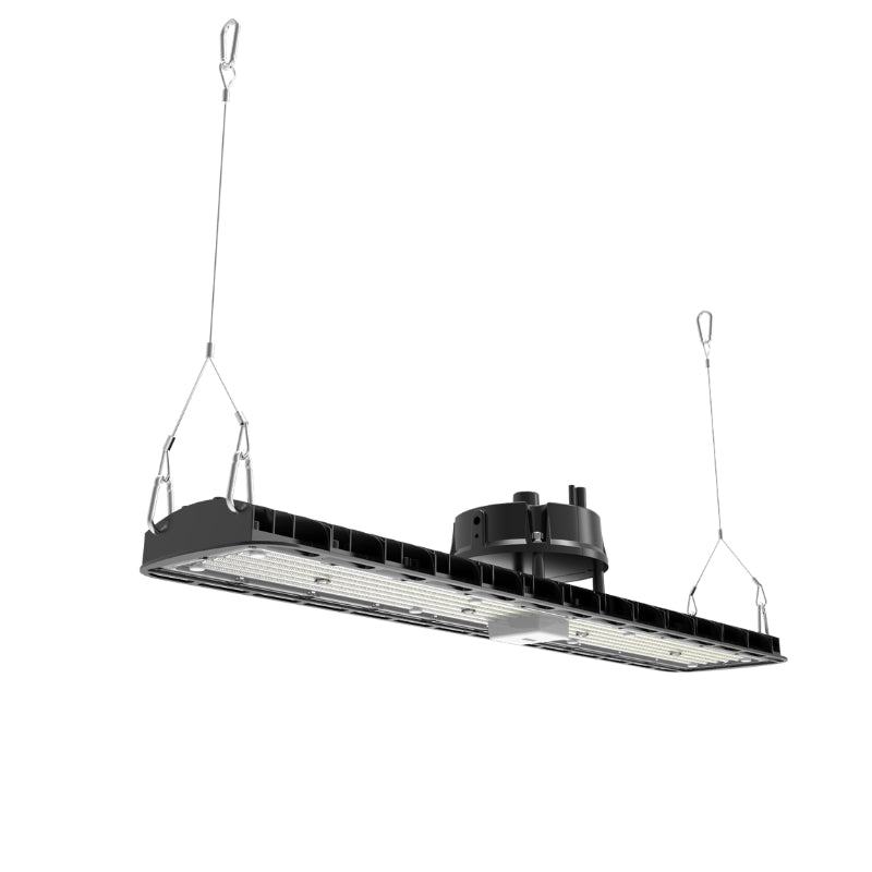 Suspension LED industrielle linéaire 150W/200W/250W 185lm/w avec Détecteur de Mouvement - Garantie 5 ans