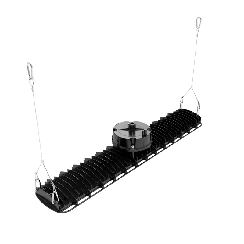 Suspension LED industrielle linéaire 150W/200W/250W 185lm/w avec Détecteur de Mouvement - Garantie 5 ans