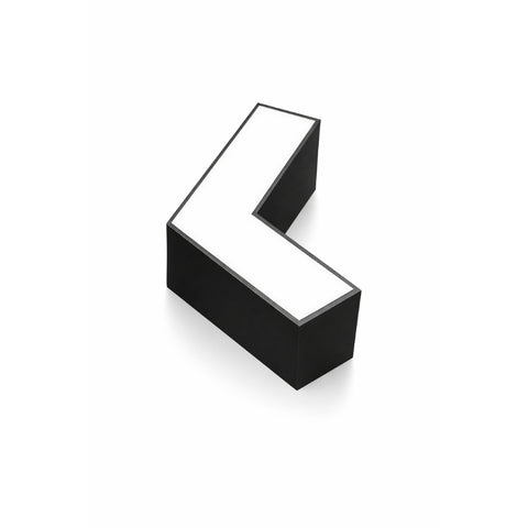 Connecteur L 120° 8W pour Suspension Linéaire Interconnectable NOIR