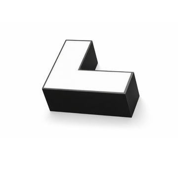 Connecteur L 90° 8W pour Suspension Linéaire Interconnectable NOIR