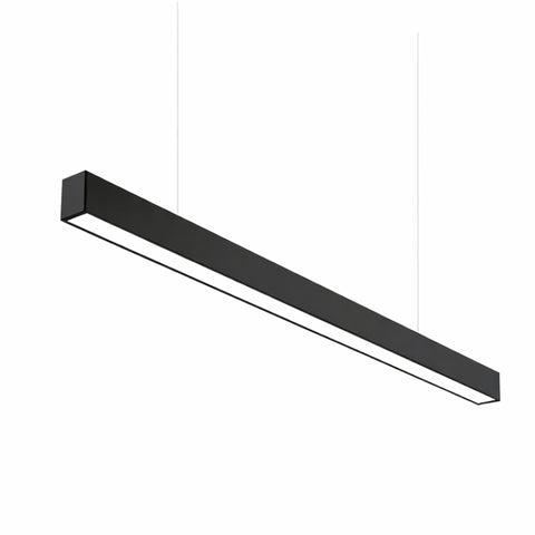 Suspension Linéaire LED 150cm 48W Interconnectable NOIR