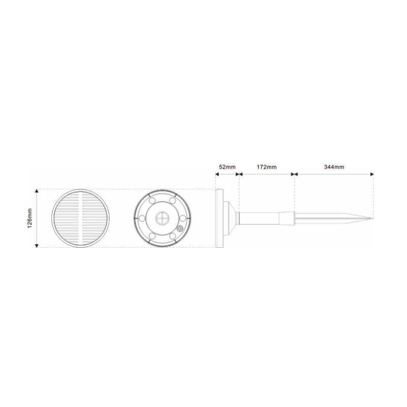 Lampe de Jardin Solaire à Piquet RGB IP65 90lm (lot de 2)