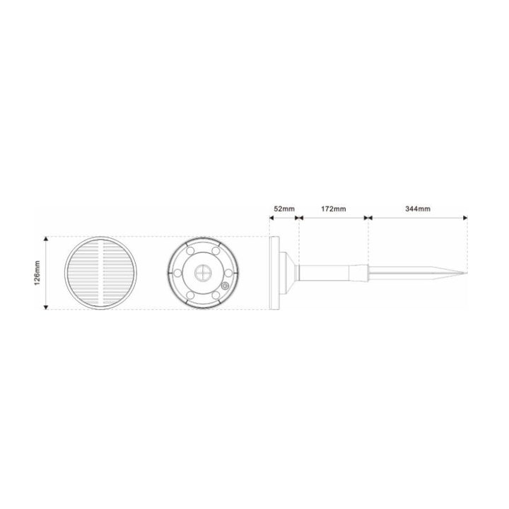 Lampe de Jardin Solaire à Piquet RGB IP65 90lm (lot de 2)