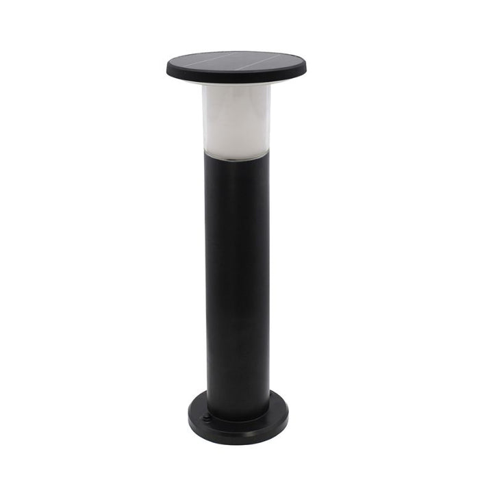 Borne de Jardin Solaire 60cm Noire 3000K/6400K