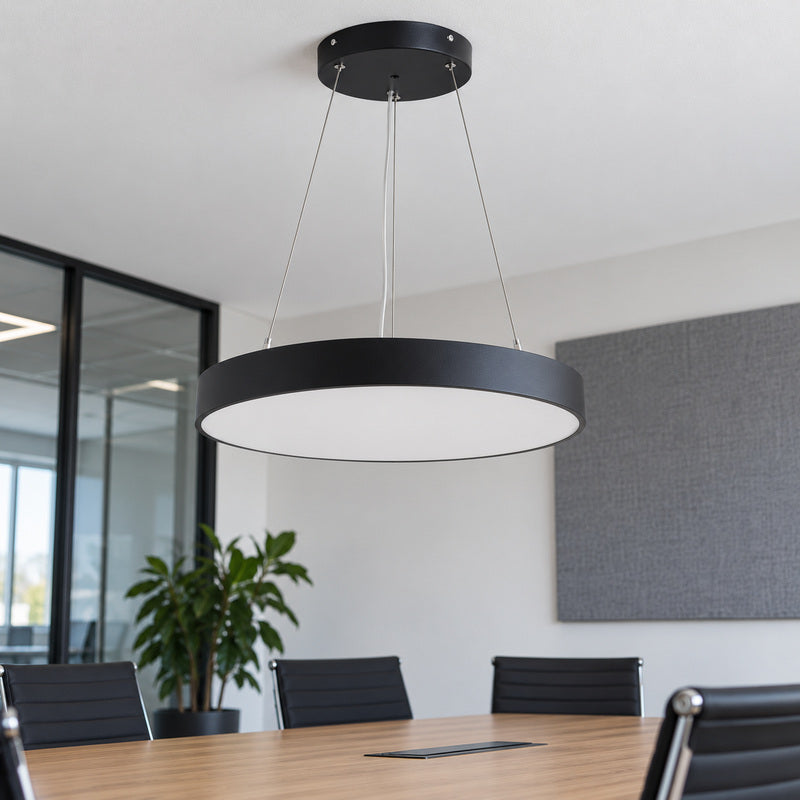 Kit de Suspension Noir pour Plafonnier LED