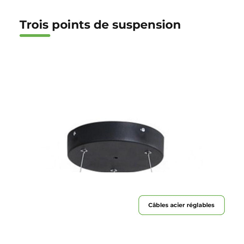 Ophangset voor plafondlamp