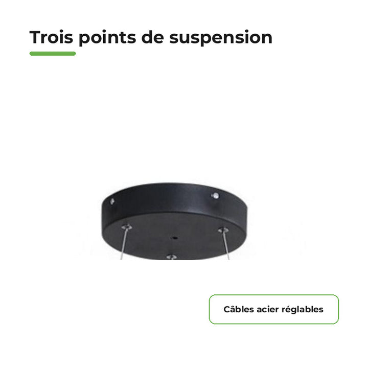 Ophangset voor plafondlamp