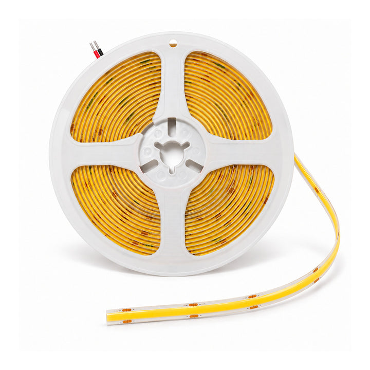 Ruban LED COB 5M 24V IP65 480LED/m 10W/m CRI90