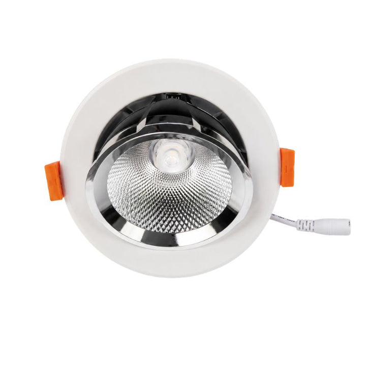 Spot LED Escargot Encastrable Orientable COB 10W 1000 lm 23°