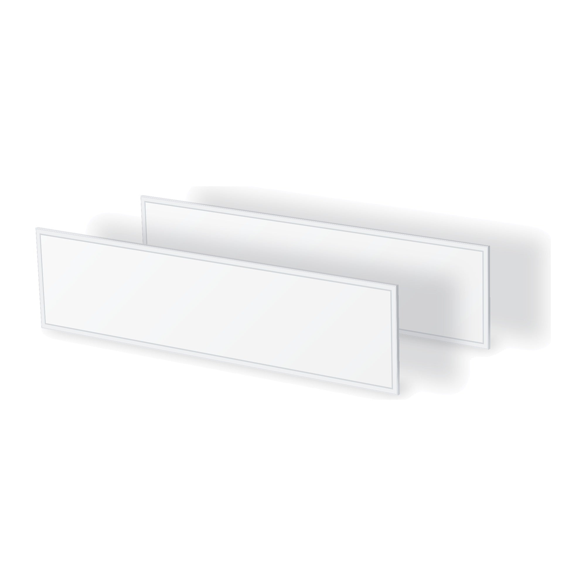 Pack de 2 - Panneau LED Backlit CCT 120x30cm 28W UGR<19 140lm/W Cadre Blanc - 3000K/4000K/6000K