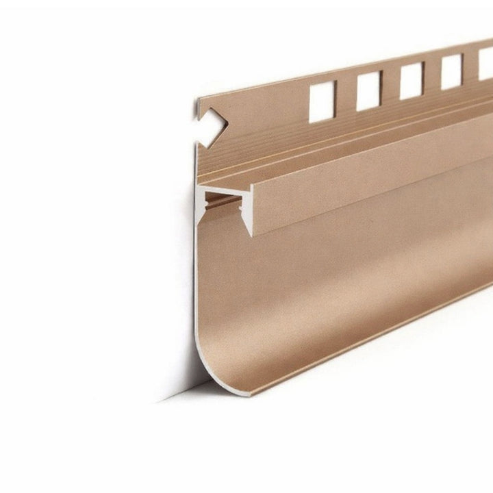 2 m goldenes Aluminiumprofil für LED-Streifen