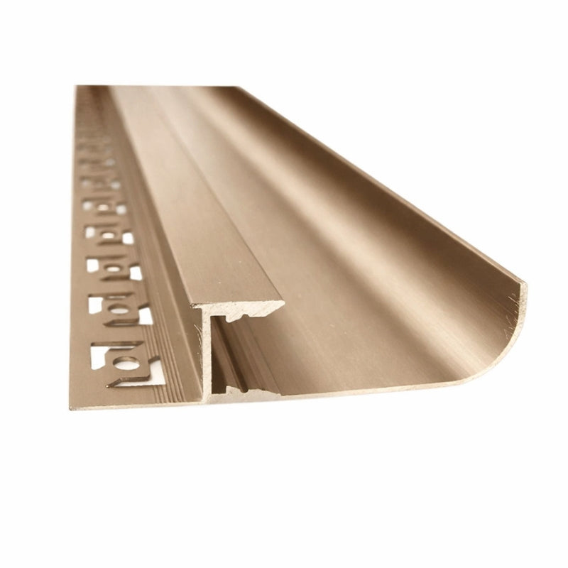 2 m goldenes Aluminiumprofil für LED-Streifen