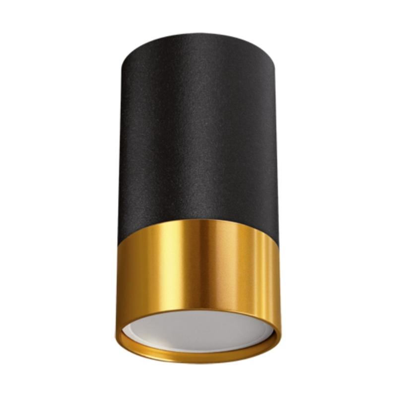 Spot en Saillie Noir et Or pour Ampoule GU10