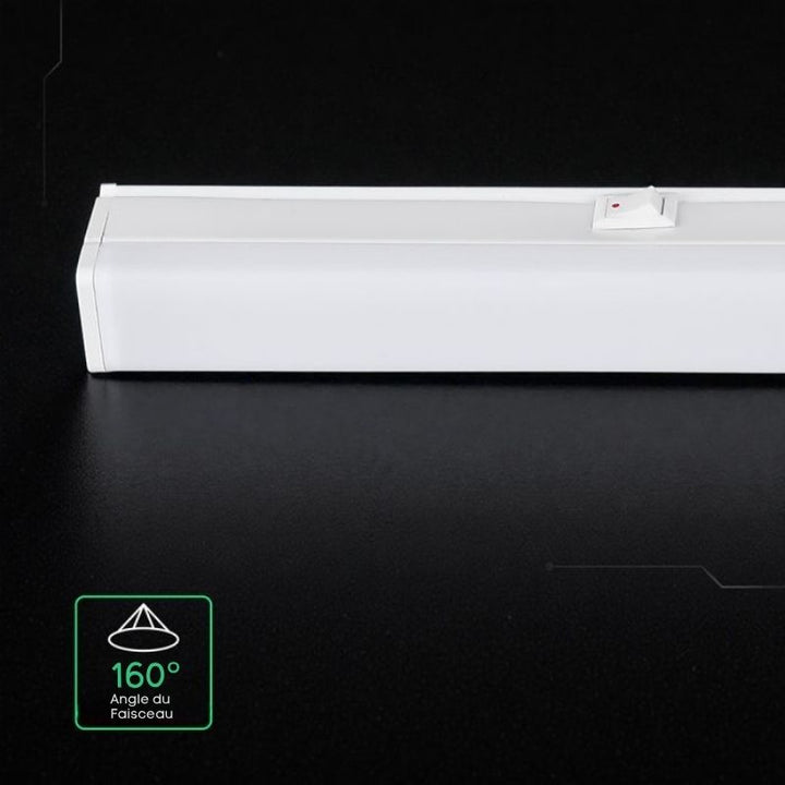 Tube Néon LED T5 120cm 16W 2 Têtes avec Interrupteur - Garantie 6 ans