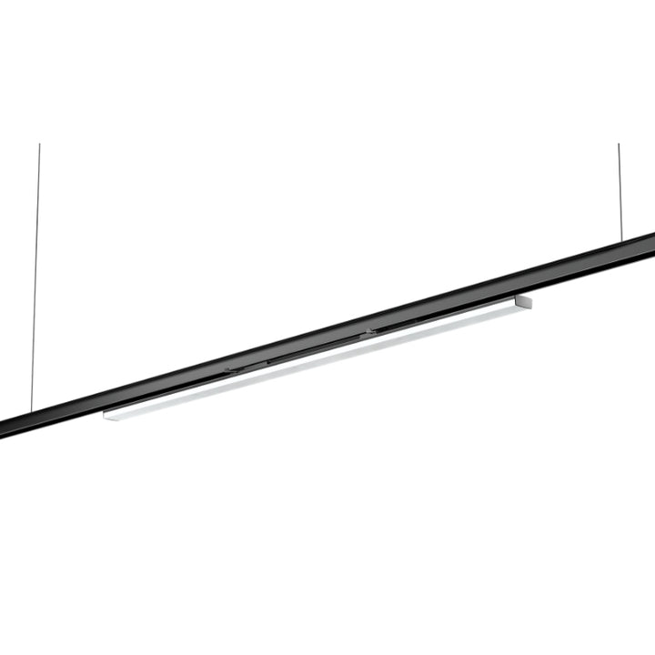 Linéaire sur Rail Triphasé 40-55W Ajustable 120cm 120° CCT Noir - 3000K/4000K/6000K