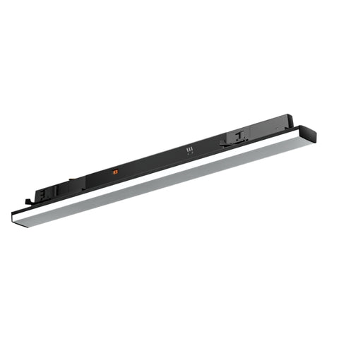 Linéaire sur Rail Triphasé 15-30W Ajustable 60cm 120° CCT Noir - 3000K/4000K/6000K