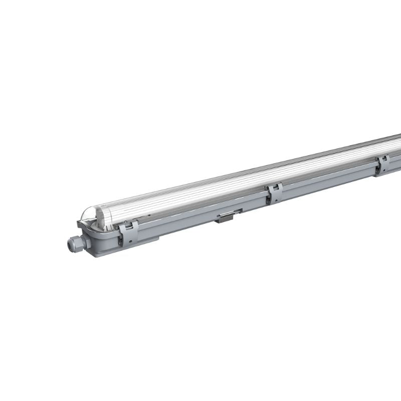 Kit de Réglette LED IP65 + Tube Néon LED 120cm T8 18W (Pack de 6)