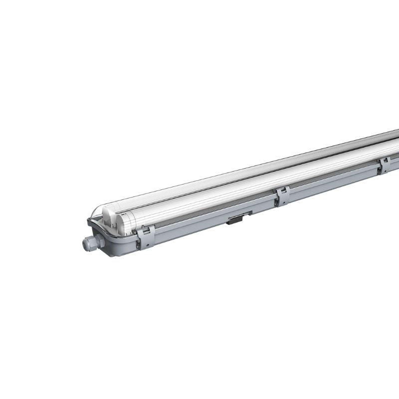 Kit de Réglette LED IP65 + 2 Tube Néon LED 120cm T8 18W