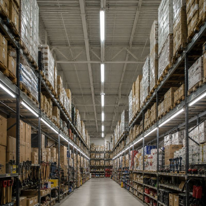 Réglette LED étanche avec détecteur de mouvement et lumière IP65 36W 110lm/w