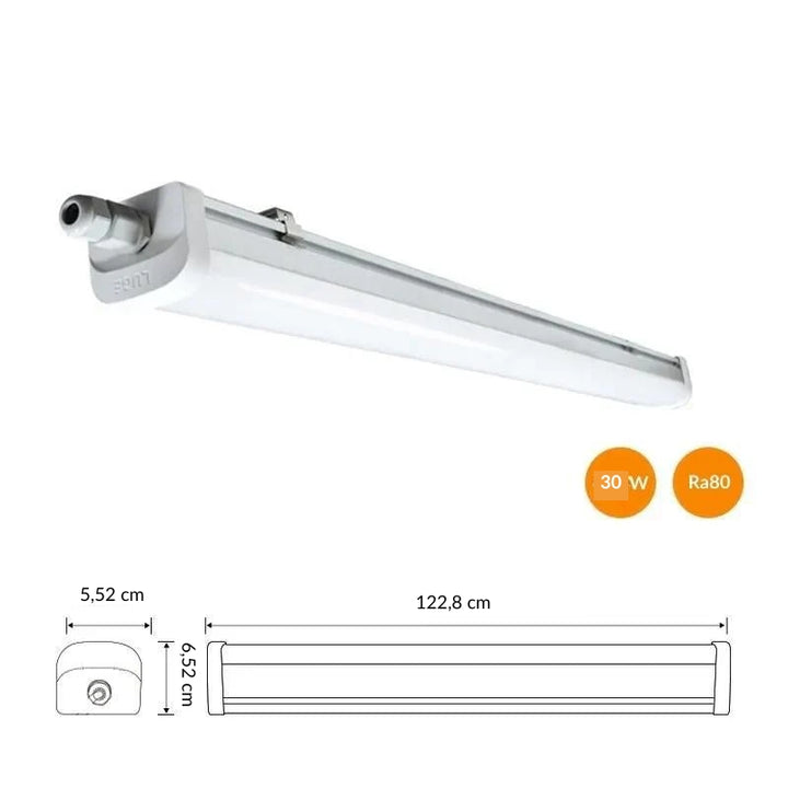 Réglette LED Étanche 120cm 30W 120lm/W Interconnectable ( Pack de 10 )