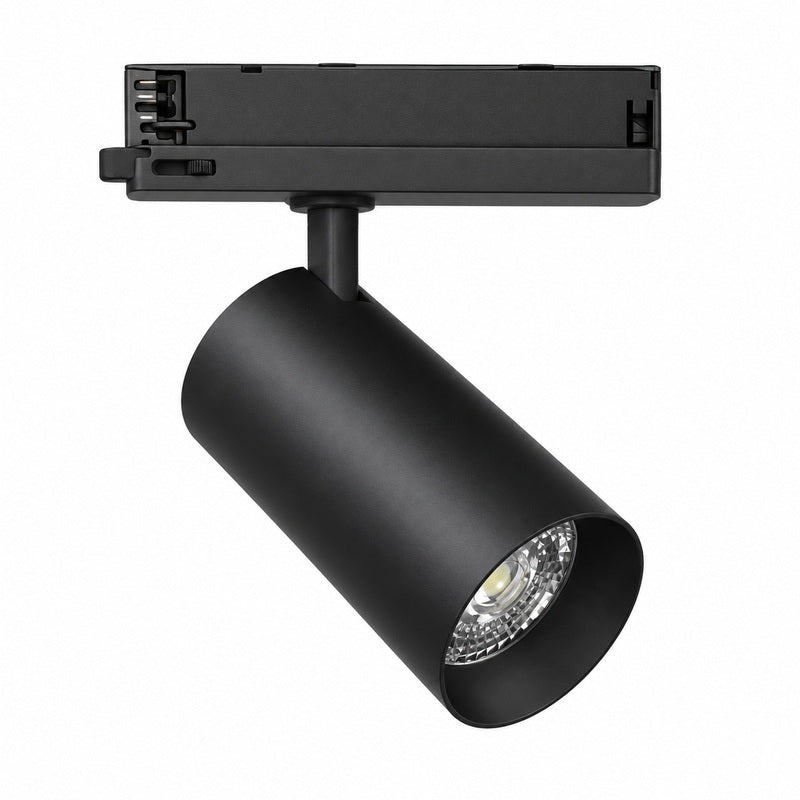 Foco LED en Riel COB Trifásico 20W 36° Negro - Garantía 5 años