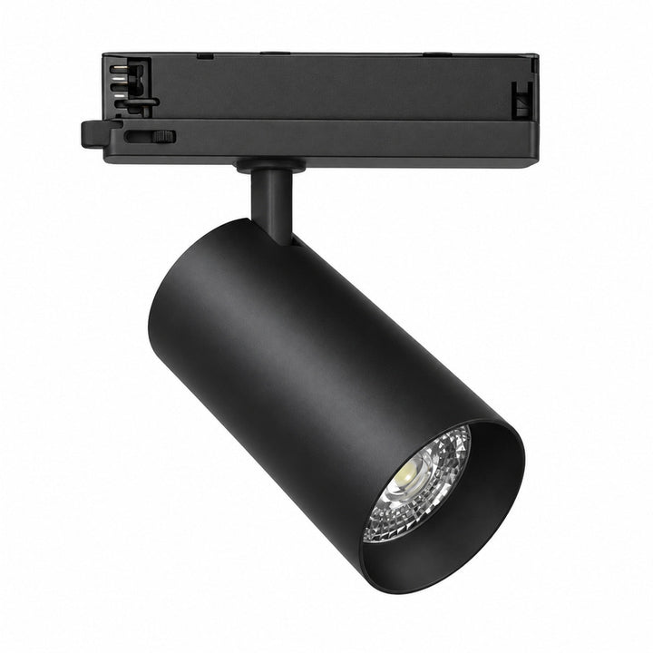 Foco LED en Riel COB Trifásico 20W 36° Negro - Garantía 5 años