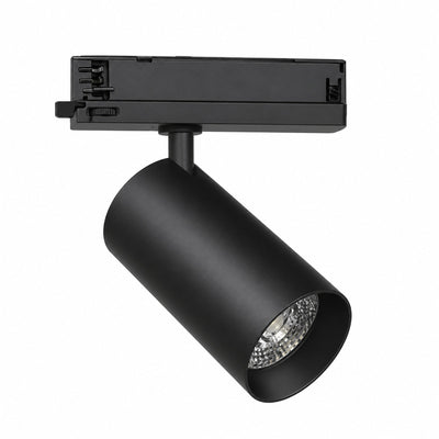 Spot LED sur Rail COB Triphasé 30W 36° Noir - Garantie 5 ans