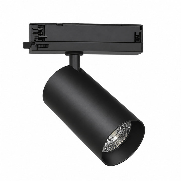 Foco LED en Riel COB Trifásico 30W 36° Negro - Garantía 5 años