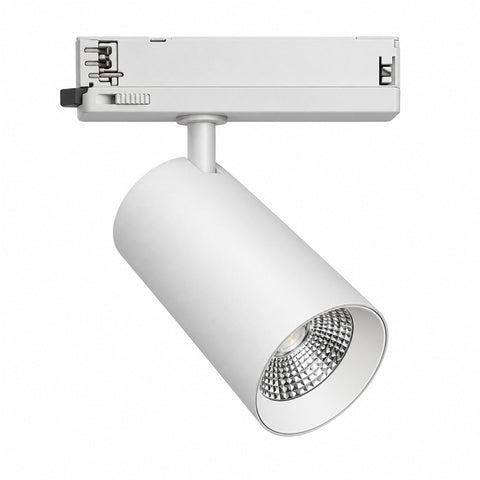 Spot LED sur Rail COB Triphasé 30W 36° Blanc - Garantie 5 ans