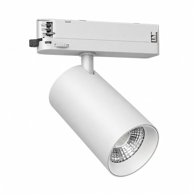 Spot LED sur Rail COB Triphasé 40W 36° Blanc
