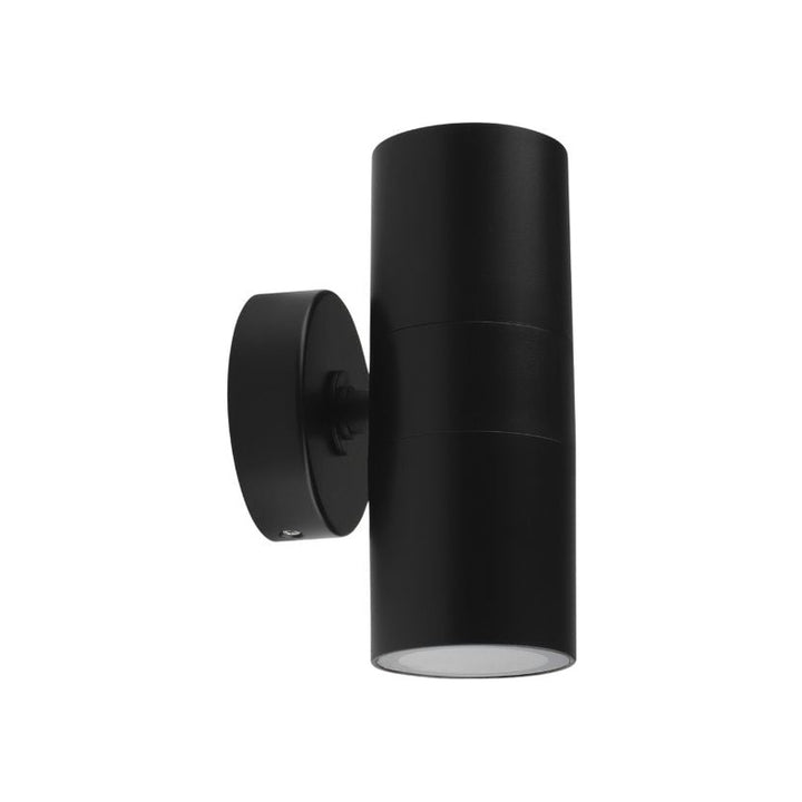Applique Murale Noire IP65 Double Faisceau GU10