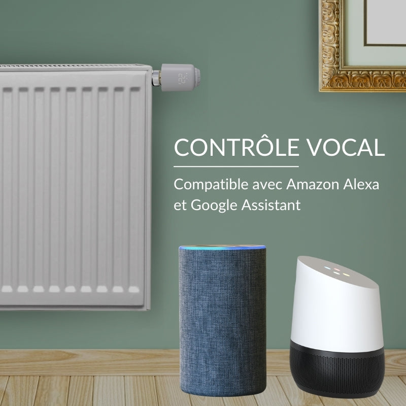 Tête Thermostatique Connectée Universelle (Pack de 4)
