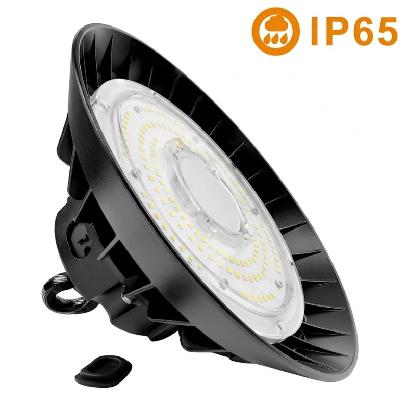 Cloche Industrielle LED 200W 120° NOIR (Pack de 5)
