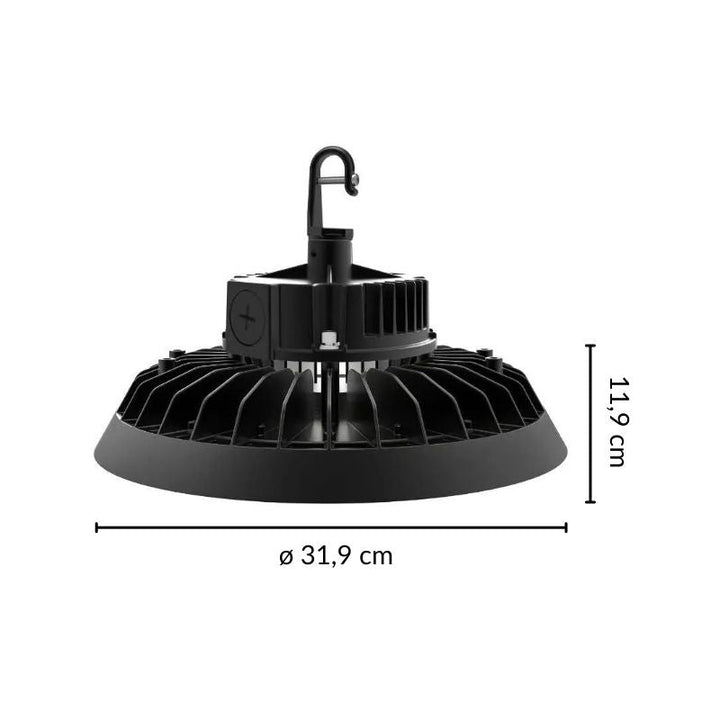 Cloche LED Industrielle UFO Dimmable Puissance Réglable 150/200/240W 187lm/W