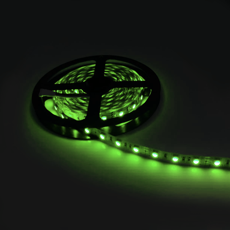 Bandeau LED RGB 12V 5m 5050 60LED/m IP20