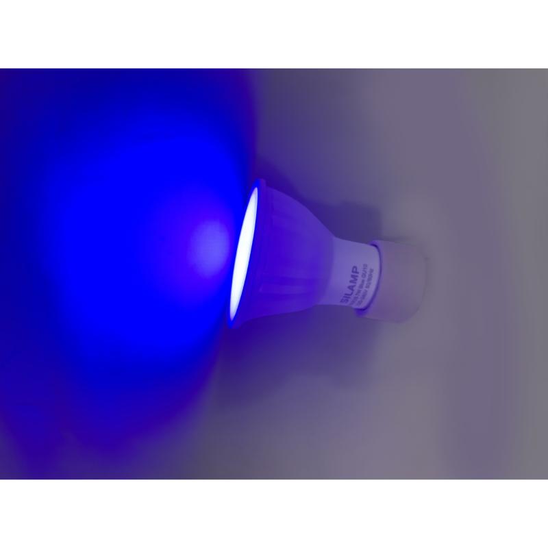Ampoule LED GU10 7W 220V Bleu