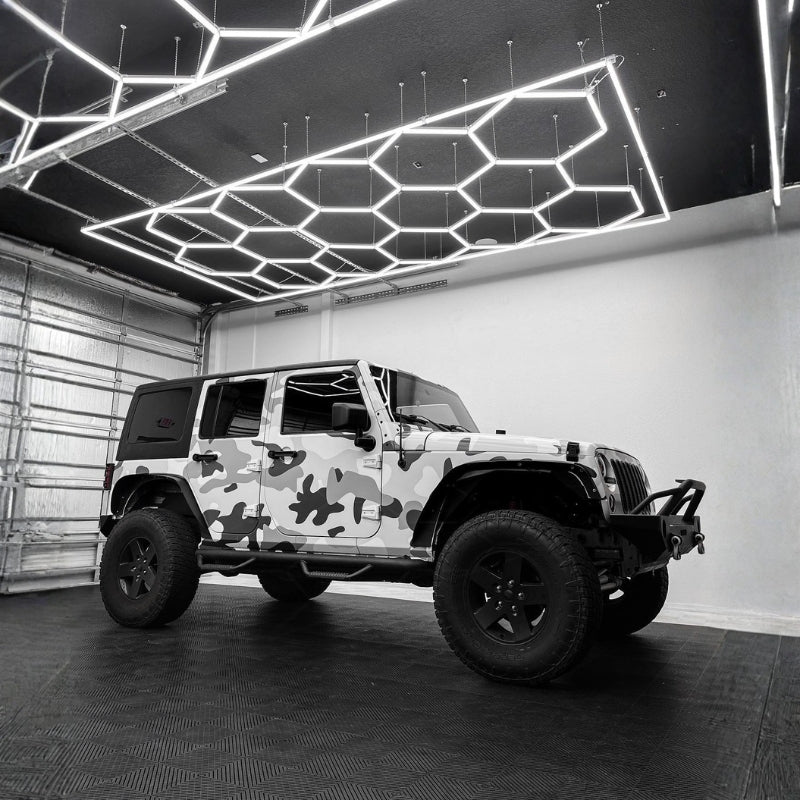 Kit 15 LED Hexagonal 582W avec cadre 110lm/w