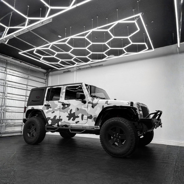 Kit 15 LED Hexagonal 582W avec cadre 110lm/w