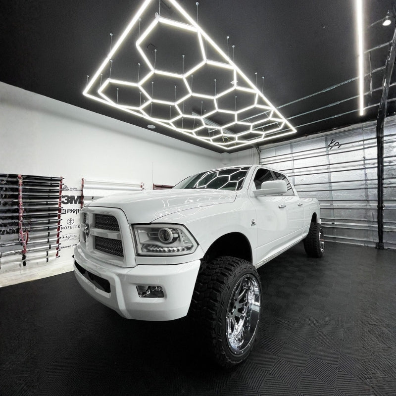 Kit 15 LED Hexagonal 582W avec cadre 110lm/w